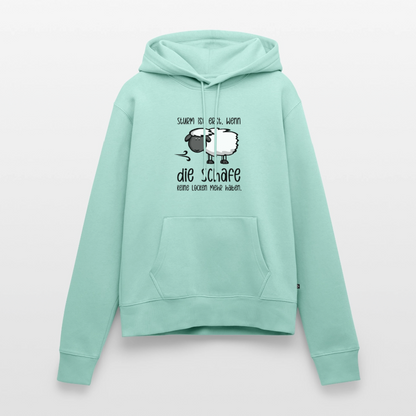 Damen Premium Hoodie - Schaf - Mint 