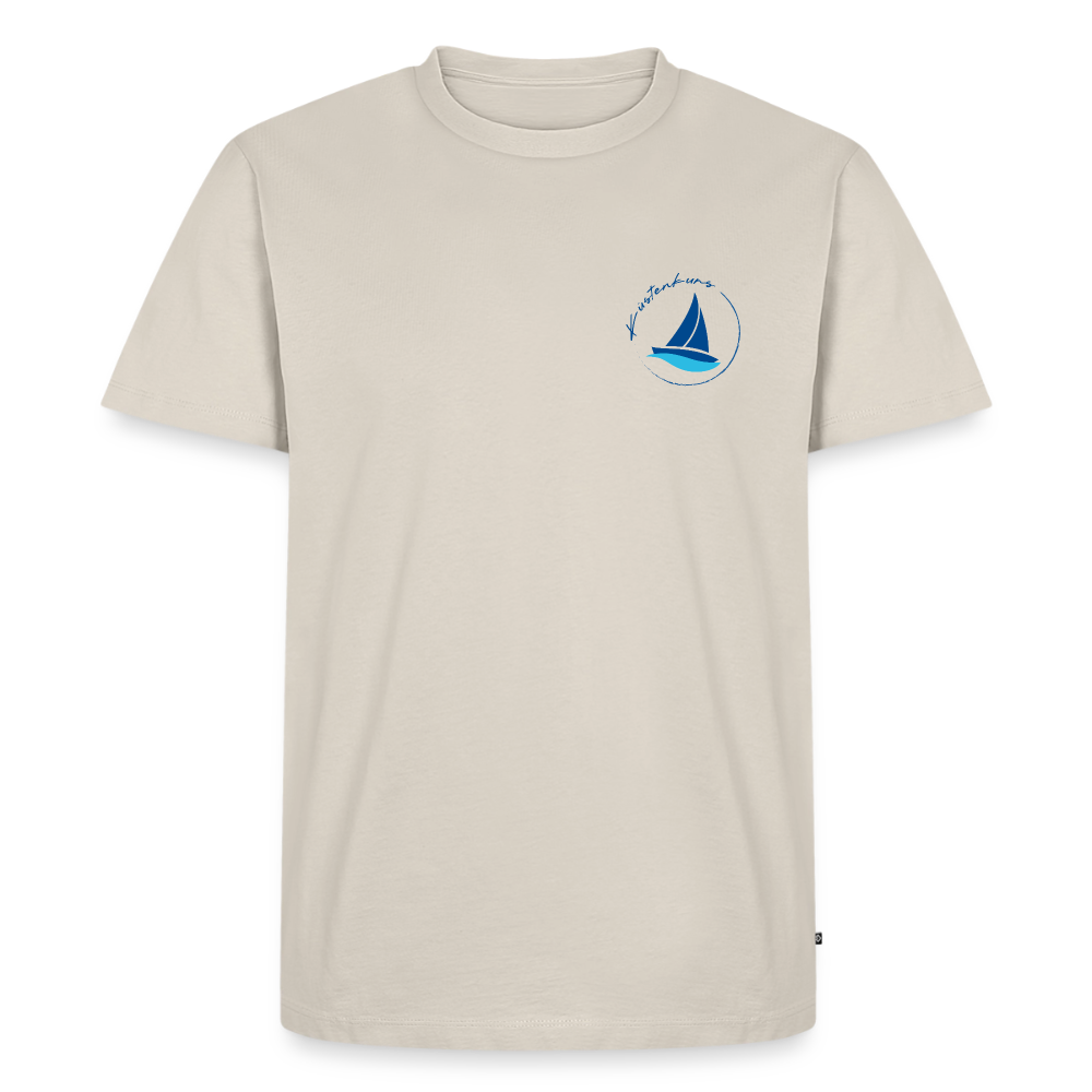 Küstenkurs - Herren Premium Bio T-Shirt - Beige