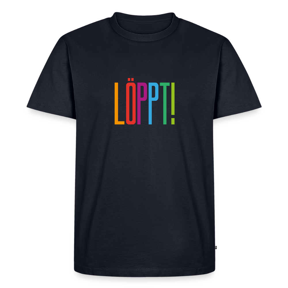 Herren Premium Bio T-Shirt - Löppt! - Navy