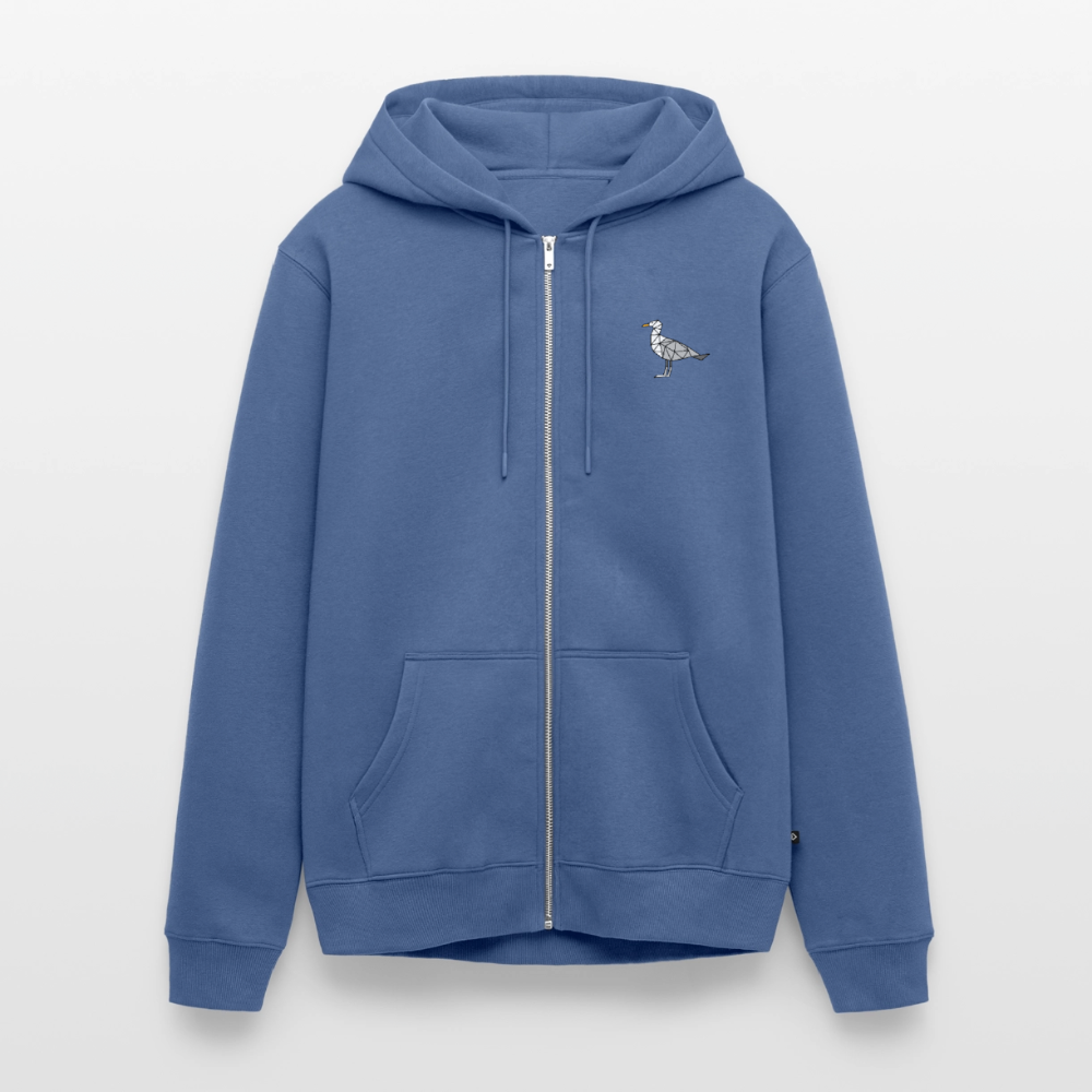 Möwe - Herren Premium Kapuzenjacke - Taubenblau