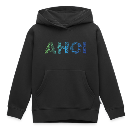 Kinder Premium Hoodie - Ahoi doodles - Schwarz