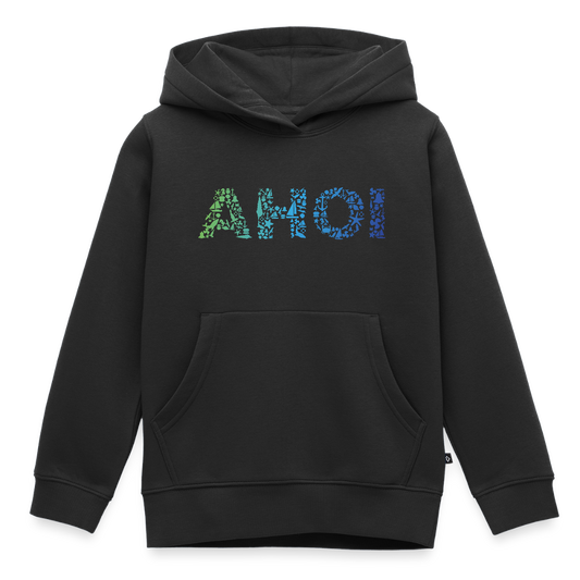 Kinder Premium Hoodie - Ahoi doodles - Schwarz