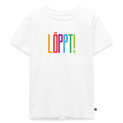 Kinder Premium T-Shirt - Löppt! - Weiß