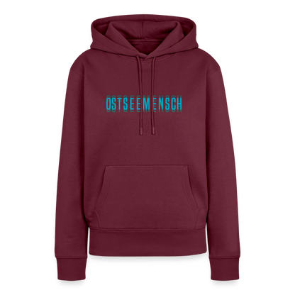 Ostseemensch - Damen Premium Hoodie - Burgunderrot