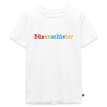 Kinder Premium T-Shirt - Büxenschieter - Weiß