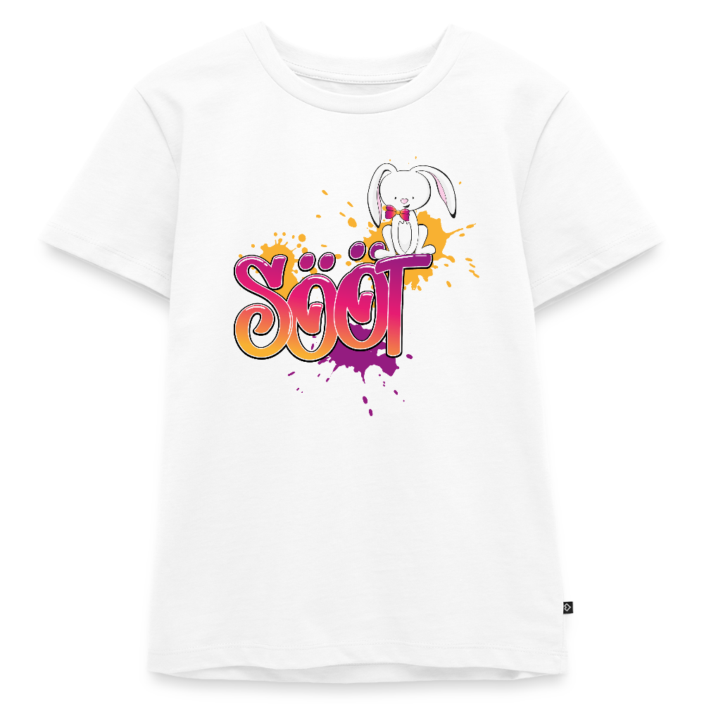 Kinder Premium T-Shirt - sööt Haas - Weiß