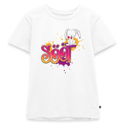 Kinder Premium T-Shirt - sööt Haas - Weiß