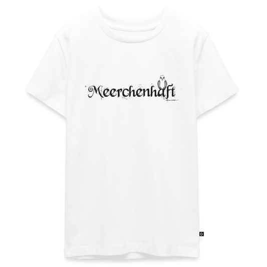Teenager Premium T-Shirt "Meerchenhaft" - Weiß