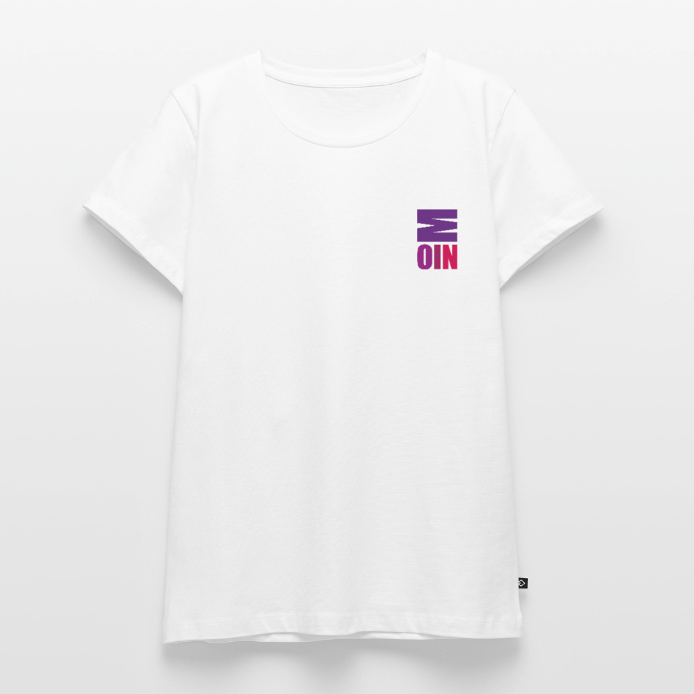 Damen Premium Bio T-Shirt - Moin - Weiß
