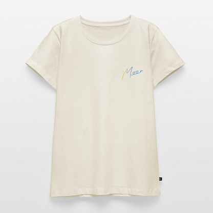 Damen Premium Bio T-Shirt - Meer - Naturweiß