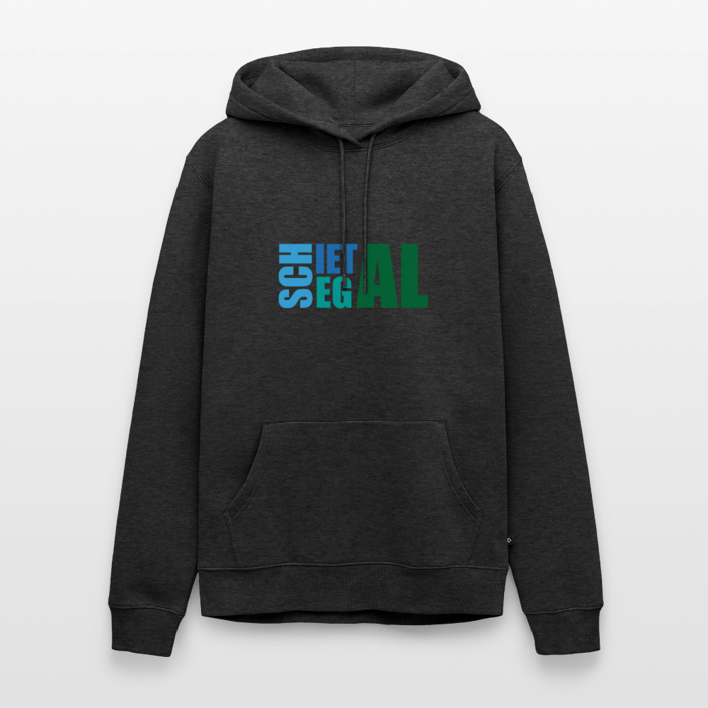 Herren Premium Hoodie - Schietegal - Anthrazit meliert