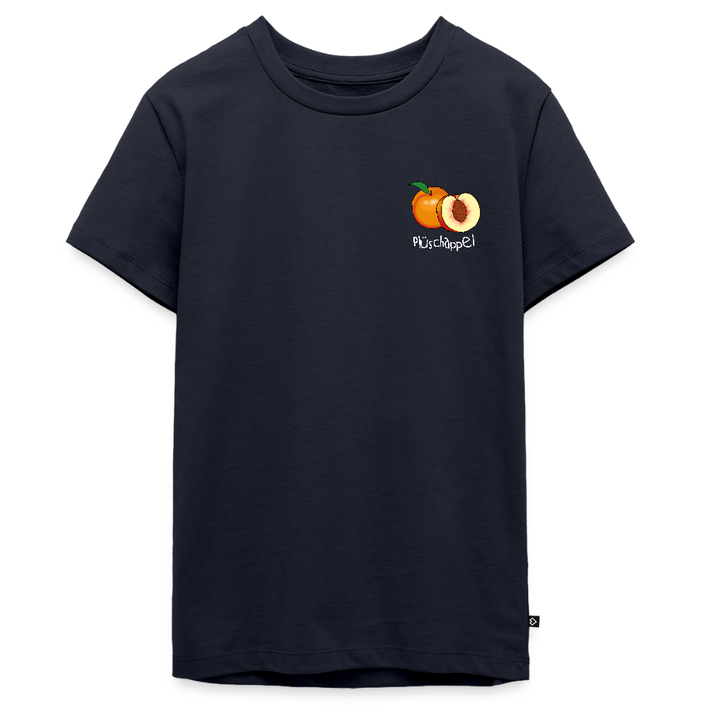 Teenager Premium T-Shirt - Plüschappel (weiss) - Navy