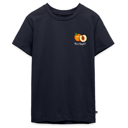 Teenager Premium T-Shirt - Plüschappel (weiss) - Navy