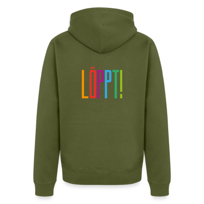 Herren Premium Kapuzenjacke - Löppt! - Khaki