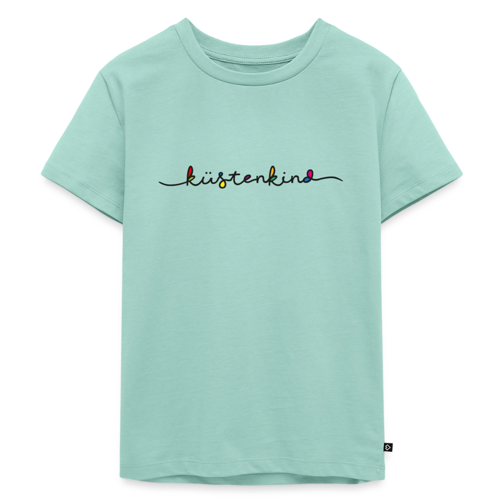 Kinder Premium T-Shirt "Küstenkind" - Mint 