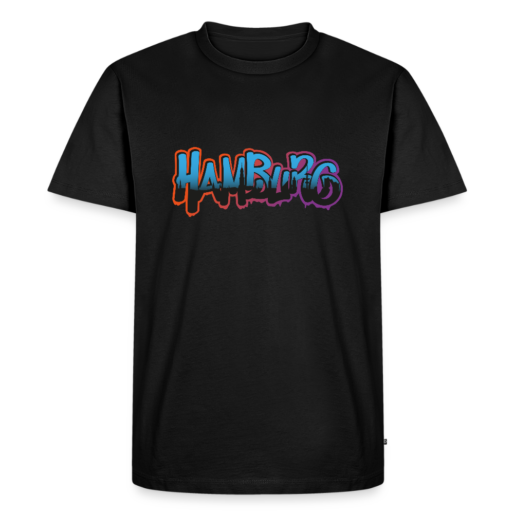 Herren Premium Bio T-Shirt - Hamburg - Schwarz