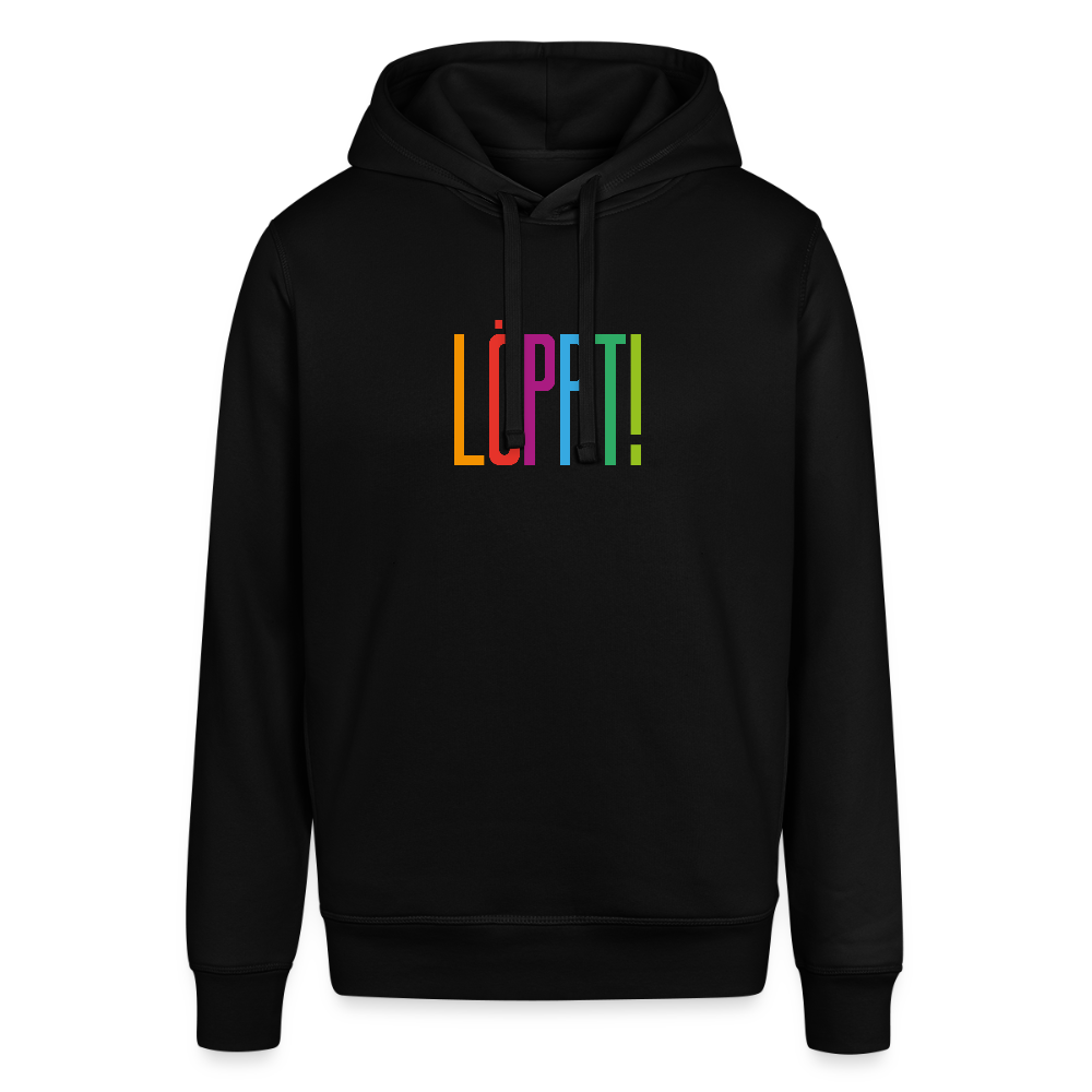 Unisex Bio-Hoodie - Löppt! - Schwarz