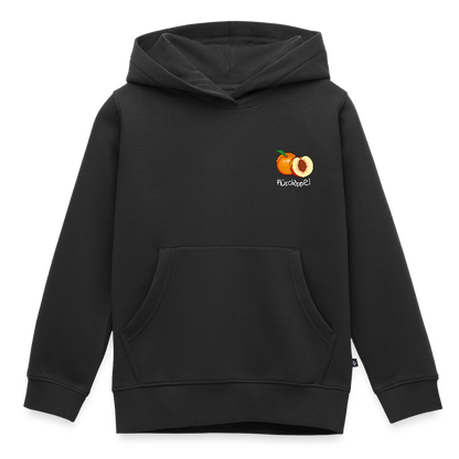 Kinder Premium Hoodie - Plüschappel - Schwarz