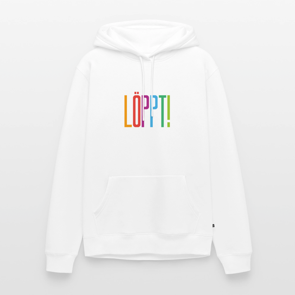 Herren Premium Hoodie - Löppt! - Weiß