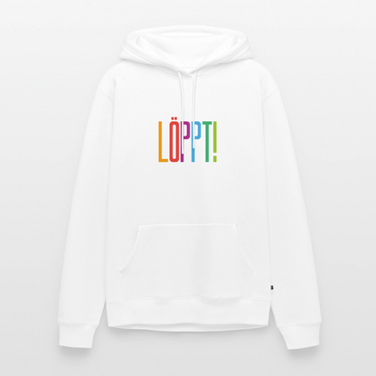 Herren Premium Hoodie - Löppt! - Weiß
