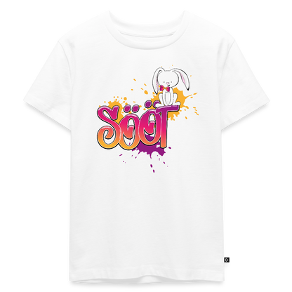 Kinder Premium T-Shirt - sööt Haas - Weiß