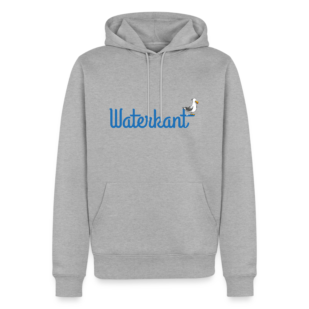 Herren Premium Hoodie - Waterkant - Grau meliert