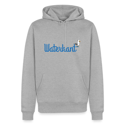 Herren Premium Hoodie - Waterkant - Grau meliert