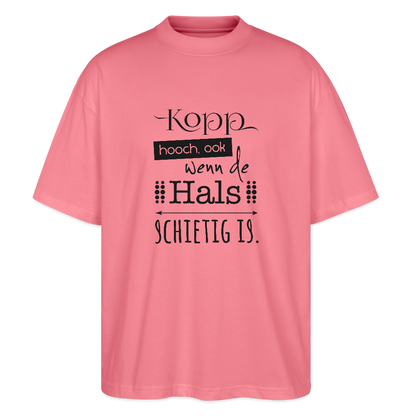 Unisex Oversize Bio-T-Shirt - Kopp hooch - Pink 