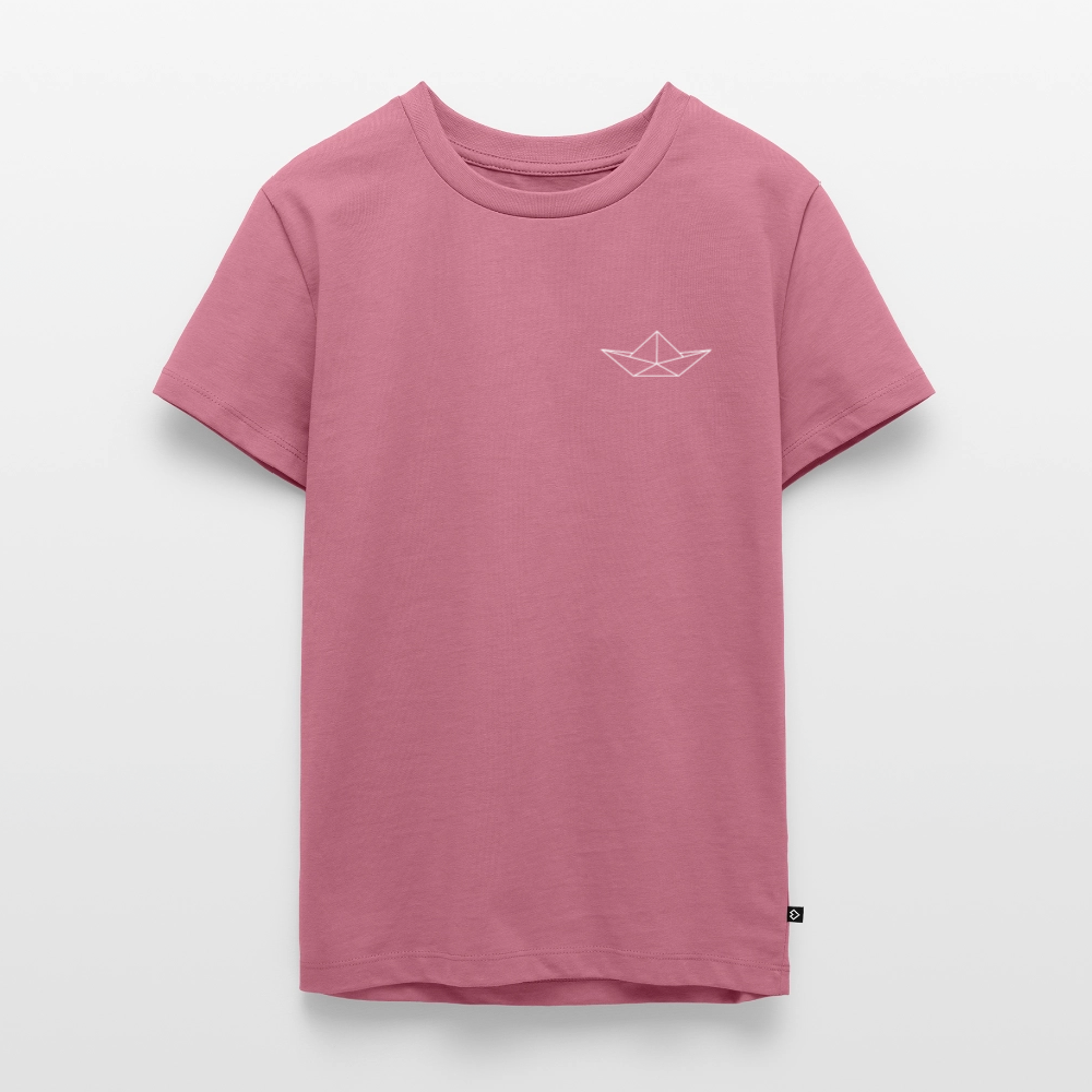 Teenager Premium T-Shirt - Origami Boot (weiss) - Mauve