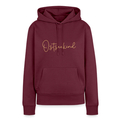 Frauen Premium Hoodie - Ostseekind - Burgunderrot