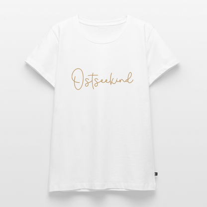 Damen Premium Bio T-Shirt - Ostseekind - Weiß
