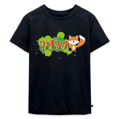 Kinder Premium T-Shirt - plietsch Voss - Navy