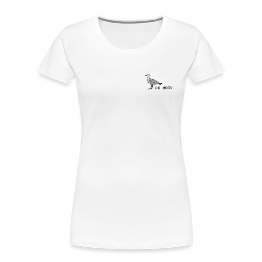 Frauen Premium Bio T-Shirt - de Mööv - Weiß