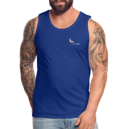 Männer Premium Tank Top - de Mööv (weiss) - Königsblau