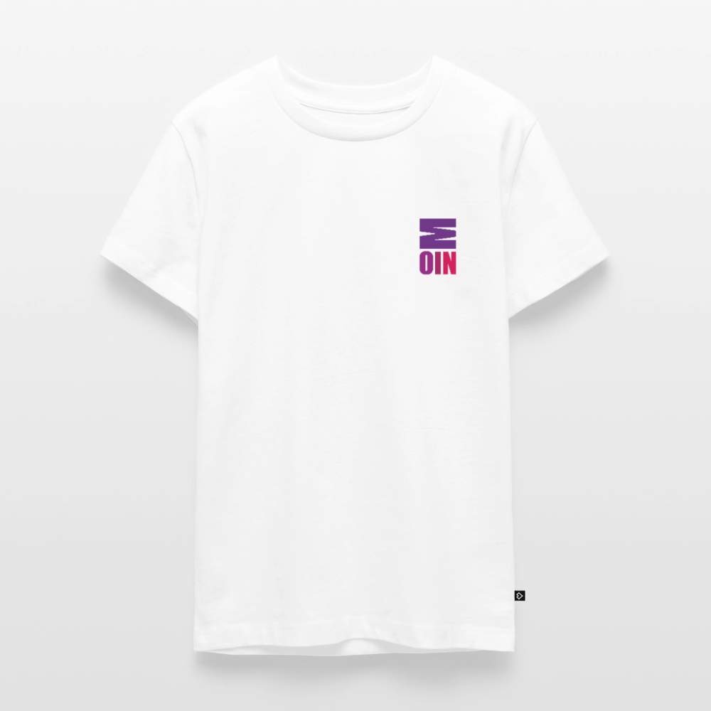 Teenager Premium T-Shirt "Moin" - Weiß