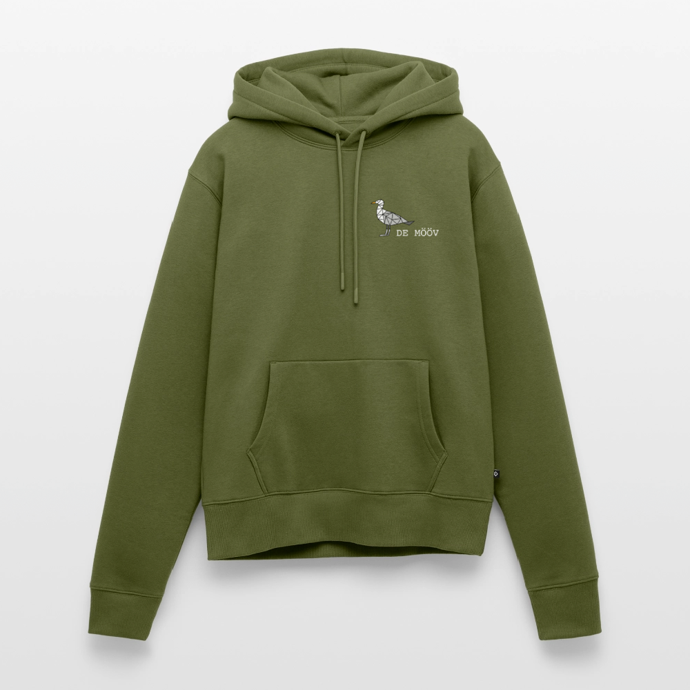 Damen Premium Hoodie - de Mööv (weiss) - Khaki