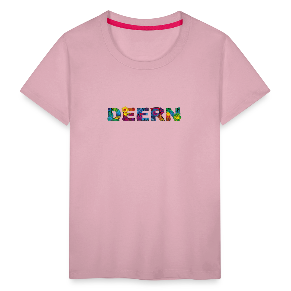 Kinder Premium T-Shirt - Deern - Hellrosa