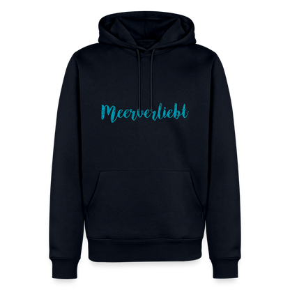 Herren Premium Hoodie - Meeverliebt - Navy