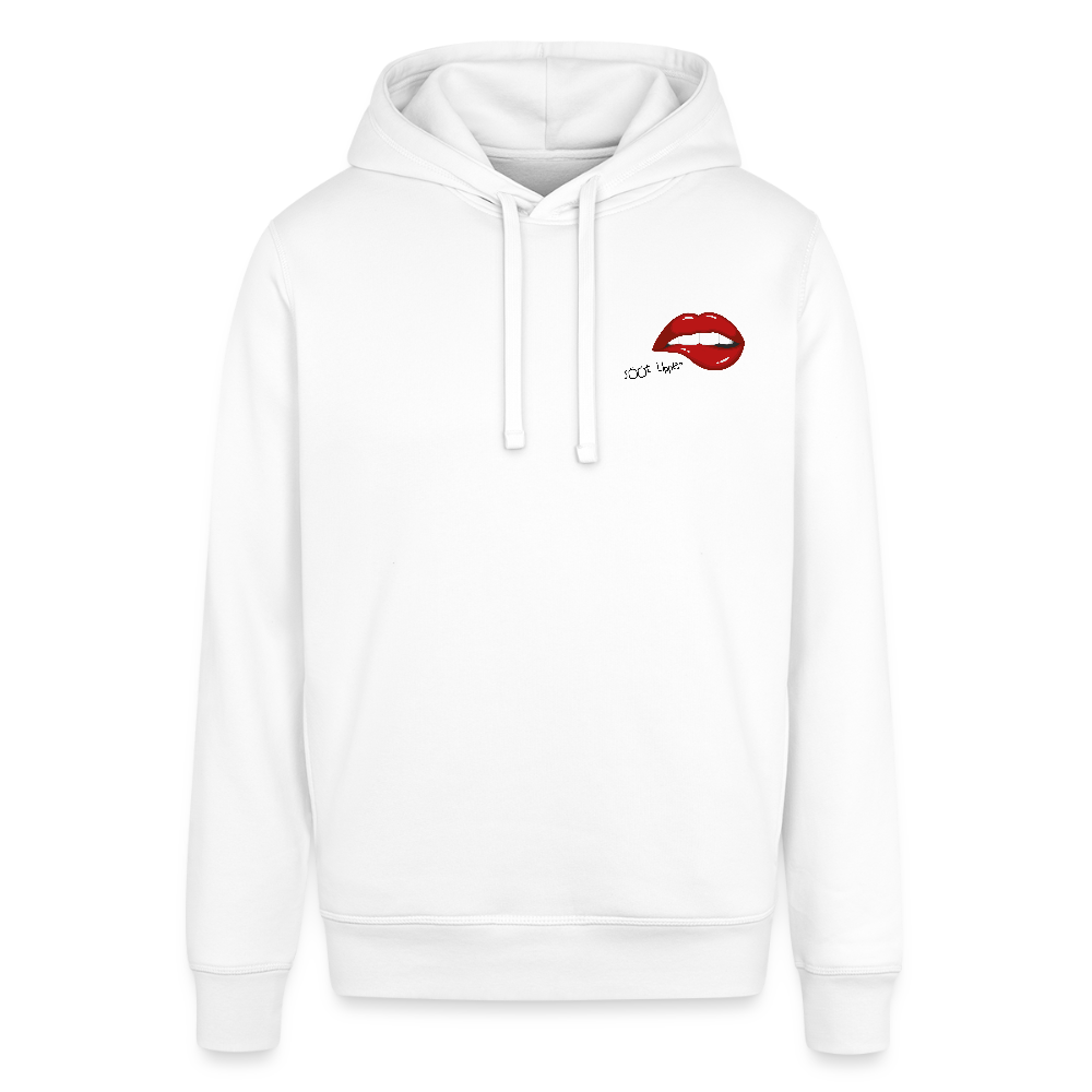 Unisex Bio-Hoodie  - sööt Lippen - Weiß