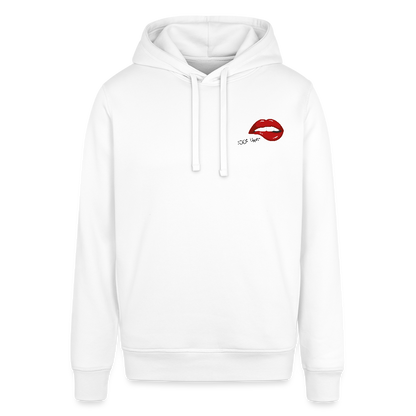 Unisex Bio-Hoodie  - sööt Lippen - Weiß