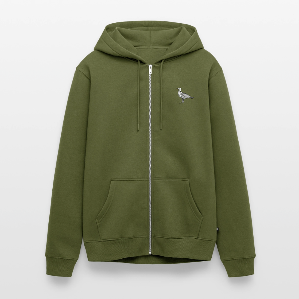 Möwe - Herren Premium Kapuzenjacke - Khaki