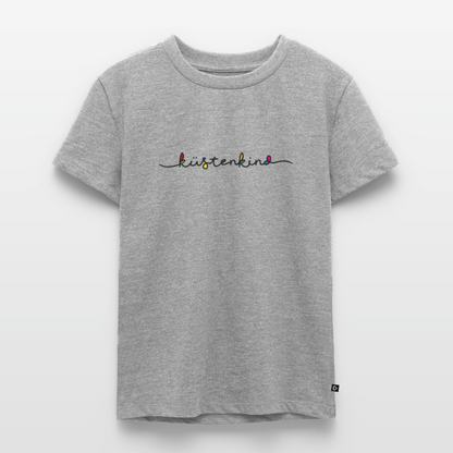 Kinder Premium T-Shirt "Küstenkind" - Grau meliert