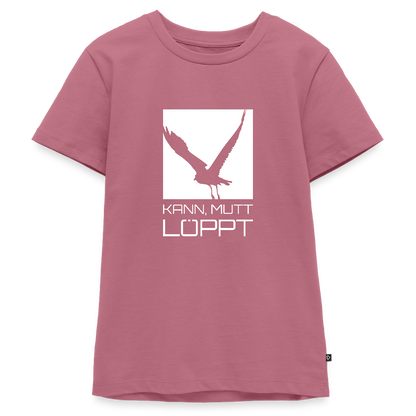 Teenager Premium T-Shirt - Kann, mutt, löppt (weiss) - Mauve