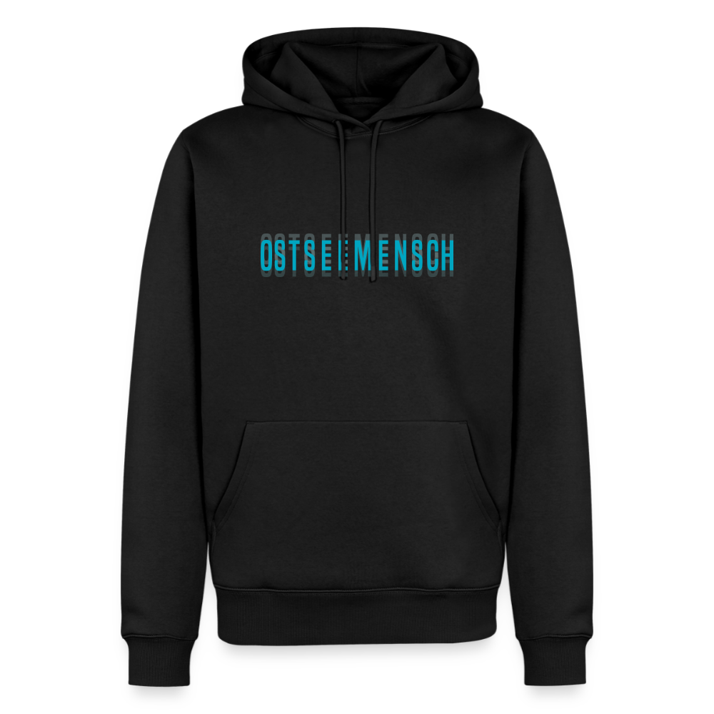 Ostseemensch - Herren Premium Hoodie - Schwarz