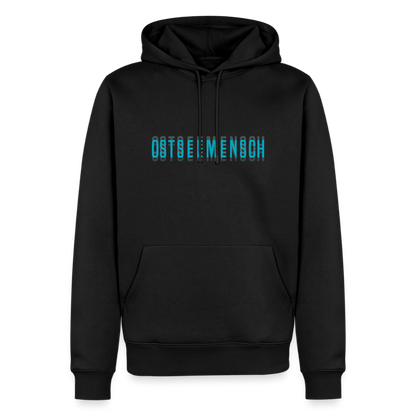 Ostseemensch - Herren Premium Hoodie - Schwarz
