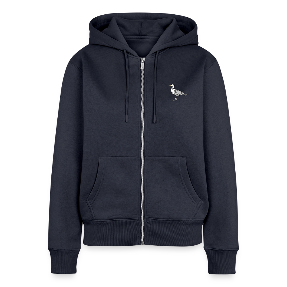 Möwe - Damen Premium Kapuzenjacke - Navy