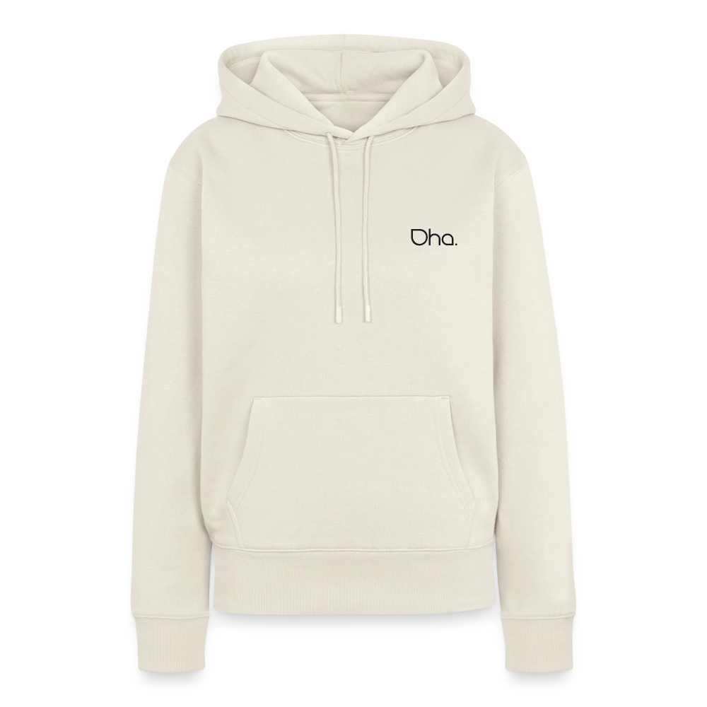 Oha Damen Premium Hoodie - Naturweiß