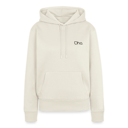 Oha Damen Premium Hoodie - Naturweiß