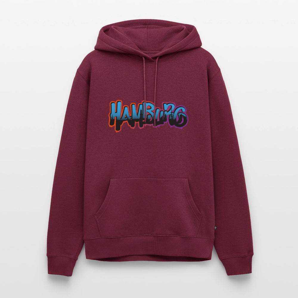 Herren Premium Hoodie - Hamburg - Burgunderrot
