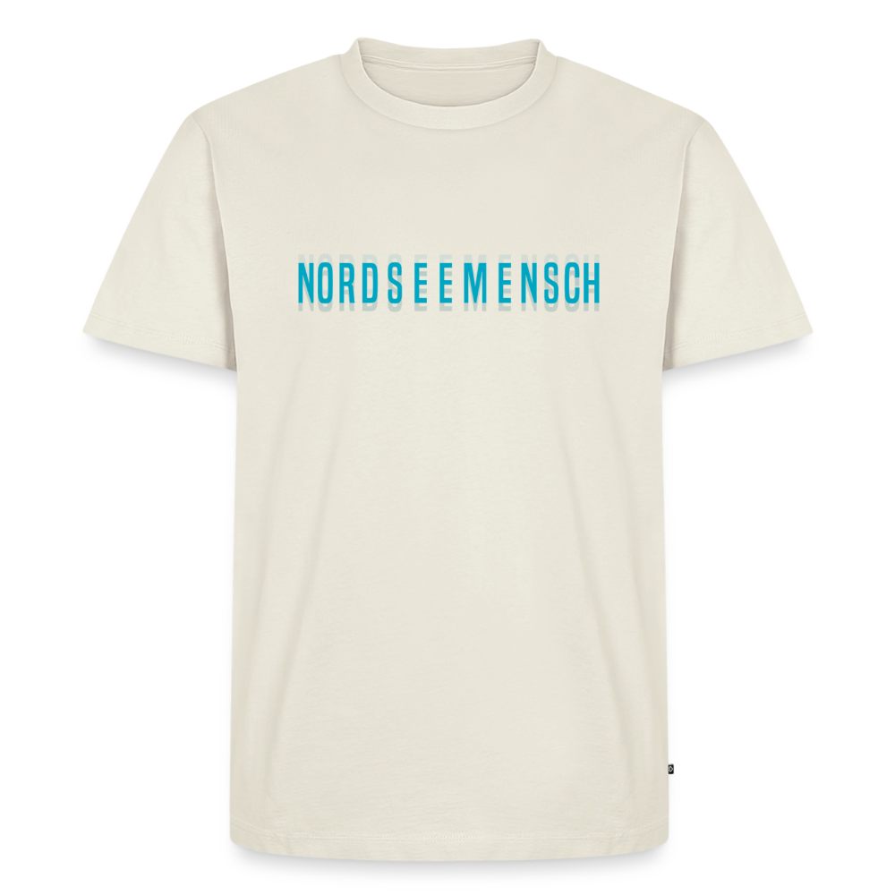Nordseemensch - Herren Premium T-Shirt - Naturweiß